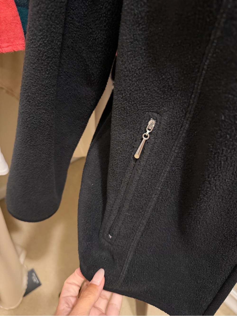 Karen Scott Sport Full-Zip Fleece Jacket – Black – Size Medium - Picture 3 of 9